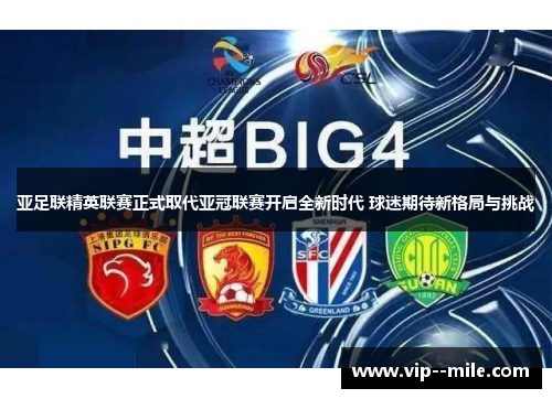 亚足联精英联赛正式取代亚冠联赛开启全新时代 球迷期待新格局与挑战